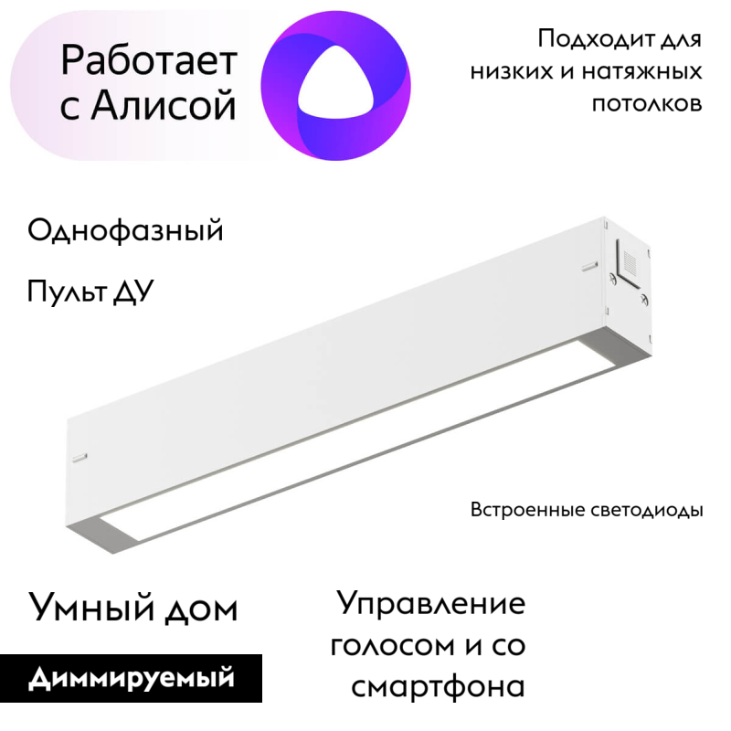 Трековый светильник Denkirs Smart DK8003-WH в Санкт-Петербурге