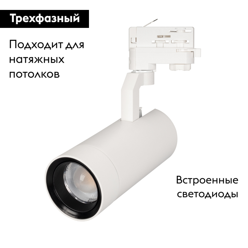 Трековый светильник Arlight LGD-Gelios-4TR-R80-30W Day4000 036090 в Санкт-Петербурге