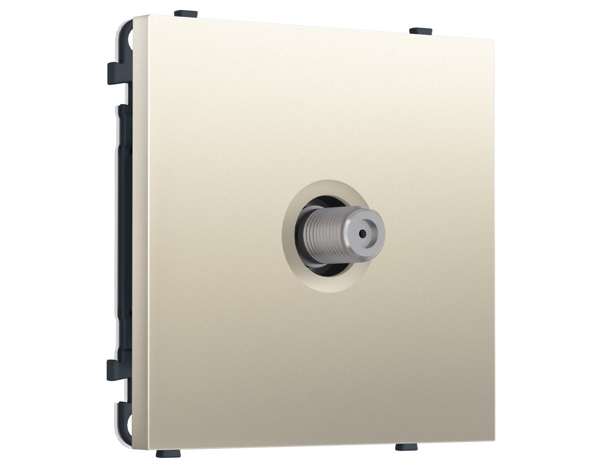 Комплект механизма TV розетки SAT SIGMA Шёлк 5-2400MHz 3.5dB QUANT PRO Ambrella Volt MS553050 (SP5530, PR215) в #REGION_NAME_DECLINE_PP#