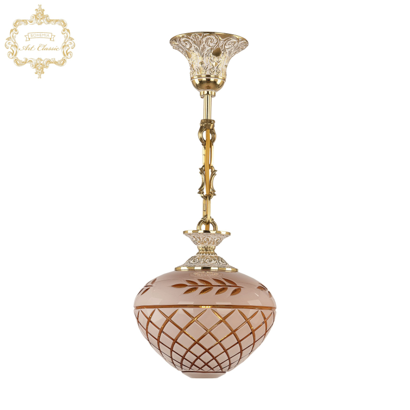 Подвесной светильник Art Classic 34.003P.18.GW.Amber-White.H-1B в Санкт-Петербурге