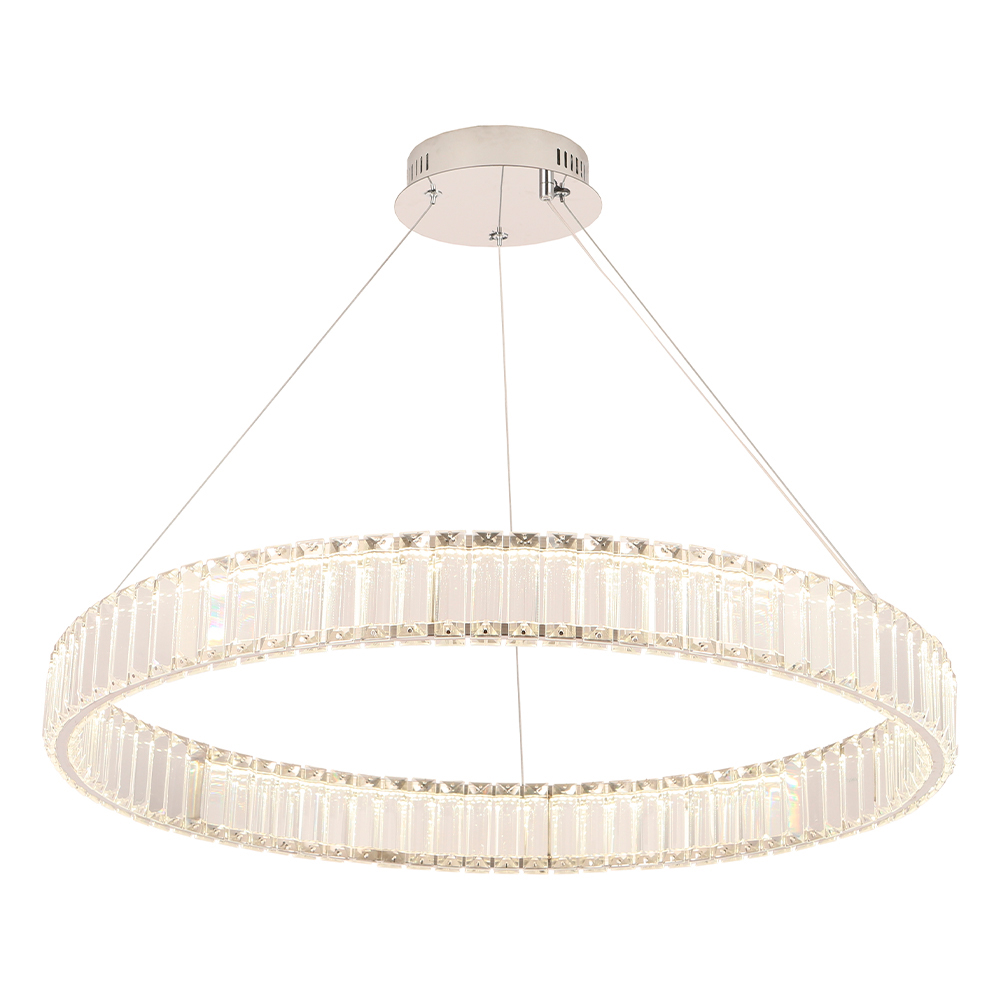 Подвесная люстра Crystal Lux MUSIKA SP70W LED CHROME в #REGION_NAME_DECLINE_PP#