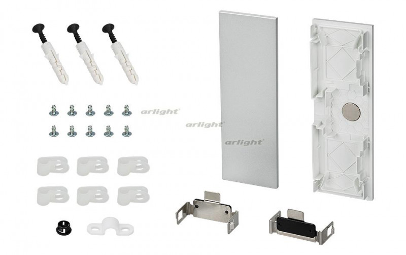 Заглушка Arlight S2-WALL-X2-H128 Silver 021232 в Санкт-Петербурге