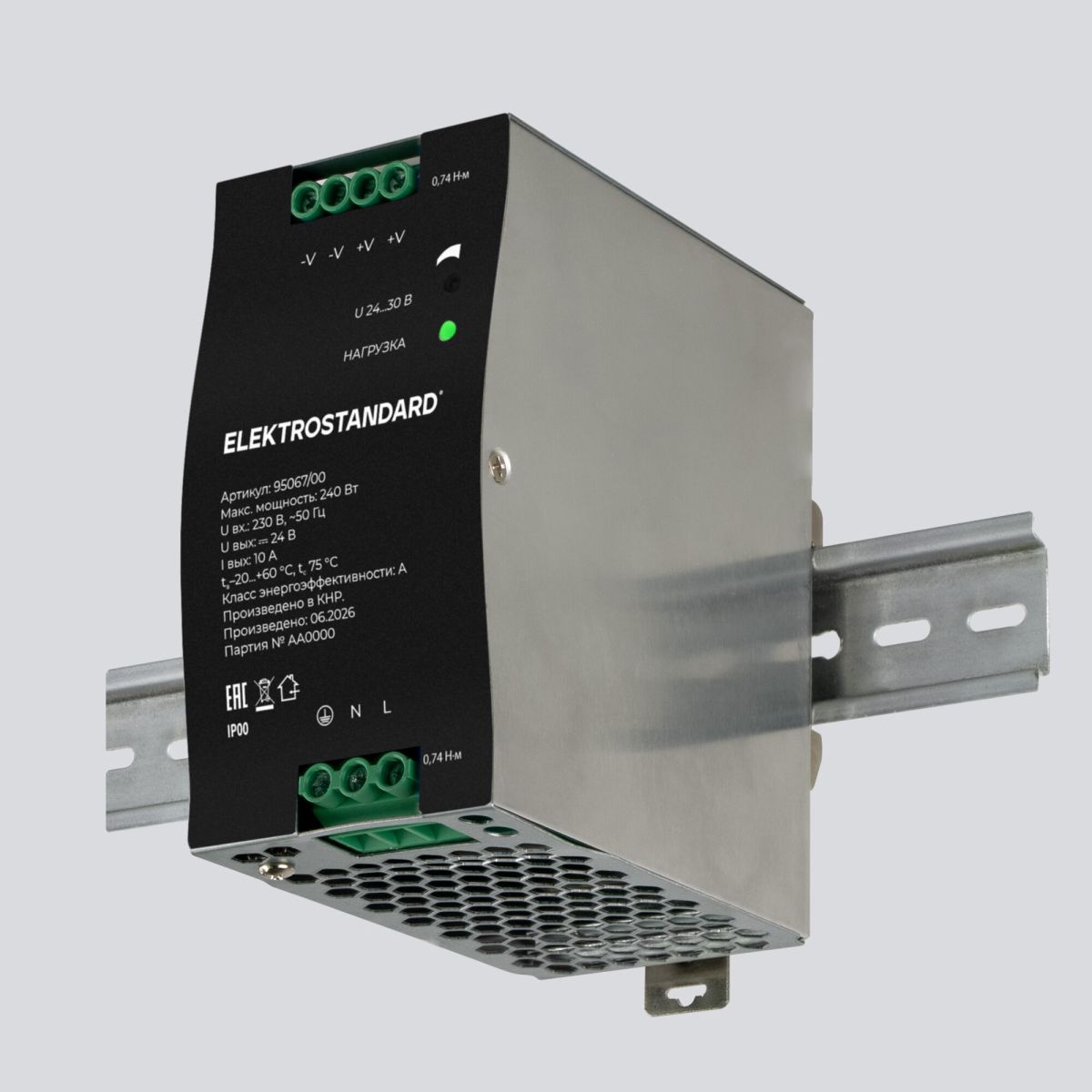 Блок питания Elektrostandard 240W 24V IP20 95067/00 4690389220500 a072609 в #REGION_NAME_DECLINE_PP#