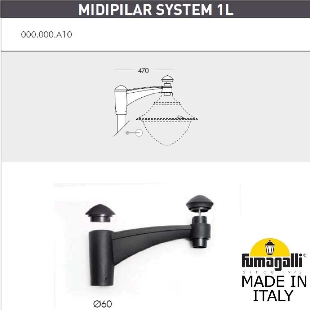 Парковый фонарь Fumagalli Vivi V50.365.A10.LXH27 в Санкт-Петербурге