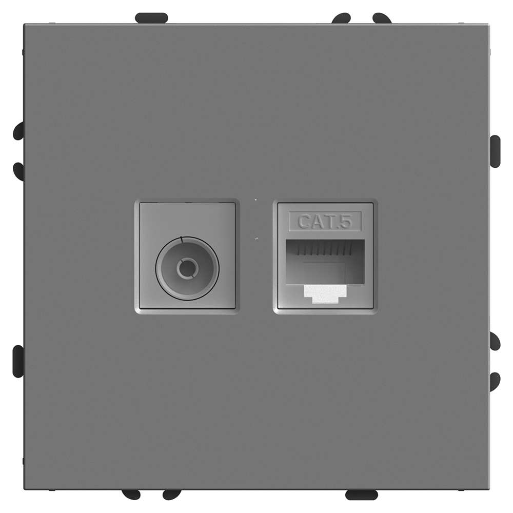Розетка TV + компьютерная RJ-45 Stekker Эмили RST00-5106-10 49950 в Санкт-Петербурге