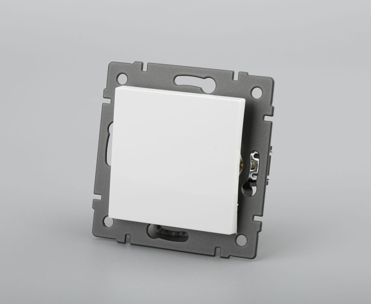 Механизм выключателя одноклавишный перекрёстный Arlight SWT-MKX1-PL-WH-V (250V, 10A) 049875 в Санкт-Петербурге
