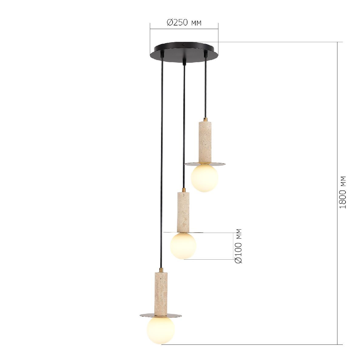 Подвесной светильник ST Luce Earthy SL1194.303.03 в Санкт-Петербурге