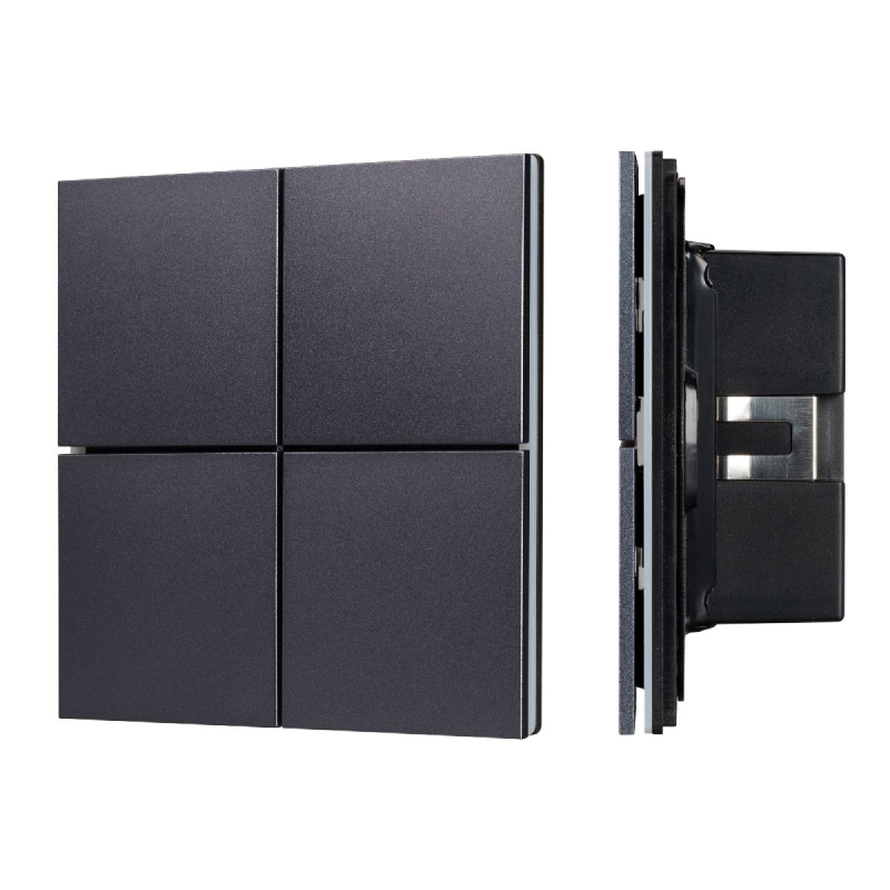 Кнопочная панель Arlight KNX-304-23-IN Black BUS, Frameless 039663 в Санкт-Петербурге