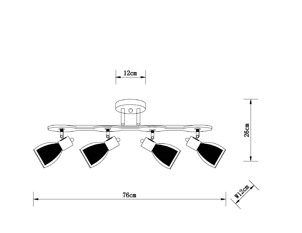 Спот Arte Lamp Harmony A5110PL-4AB в Санкт-Петербурге