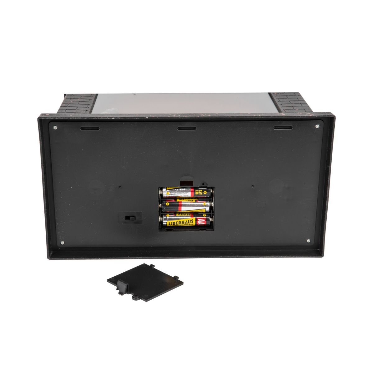 Светильник светодиодный Камин с эффектом пламени. питание от батареек Uniel ULD-L2821-005/DNC/RED BLACK FIREPLACE UL-00011316 в #REGION_NAME_DECLINE_PP#