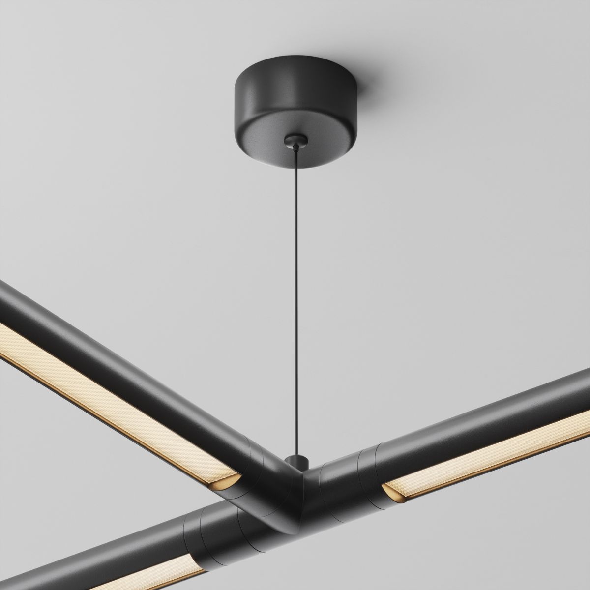 Тросовый подвес с потолочной чашей Maytoni Shelf CA029SW-L1000-B в Санкт-Петербурге