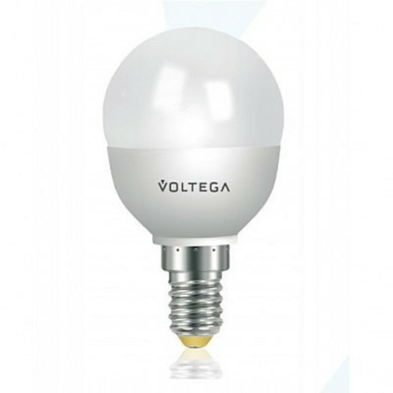 Лампа светодиодная Voltega E14 6W 4000К матовая VG3-G2E14cold6W 4719 в #REGION_NAME_DECLINE_PP#