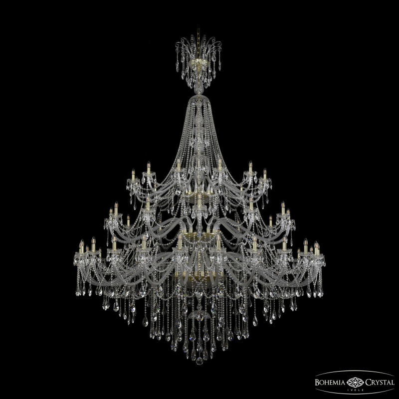 Подвесная люстра Bohemia Ivele Crystal 1415/24+12+12/900/XLU-320/3d G в Санкт-Петербурге