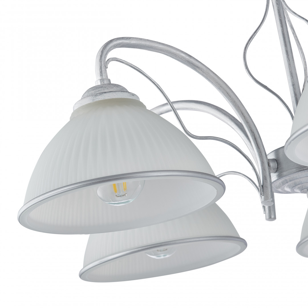 Подвесная люстра Arte Milano Amalfi 337207/5 WT+SL в #REGION_NAME_DECLINE_PP#