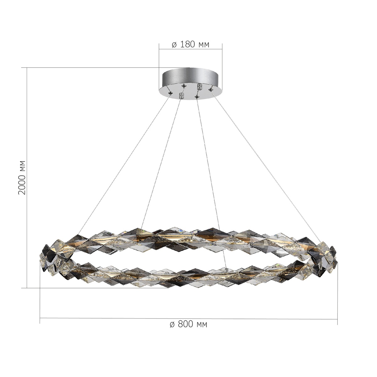 Подвесная люстра ST Luce Diamanta SL6009.113.01 в Санкт-Петербурге