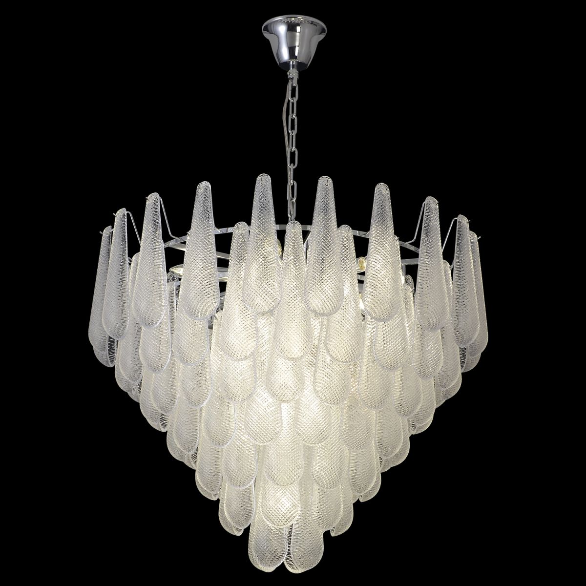 Подвесная люстра Crystal Lux FONTAIN SP18 CHROME в Санкт-Петербурге