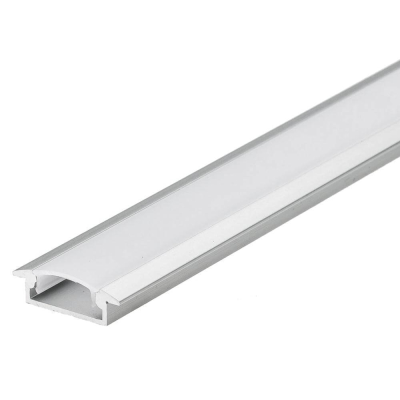 Профиль с экраном Arlight ALU-WIDE-F-H8-2000 ANOD+FROST 014860 в Санкт-Петербурге