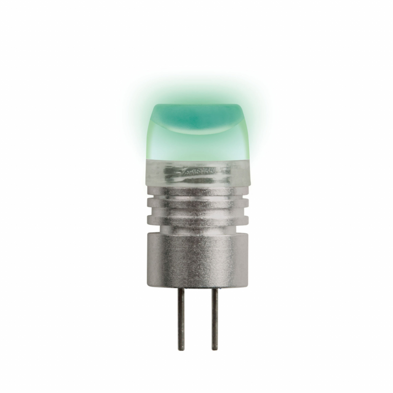 Лампа светодиодная (05858) Uniel G4 0,8W прозрачная LED-JC-12/0,8W/GREEN/G4 в #REGION_NAME_DECLINE_PP#