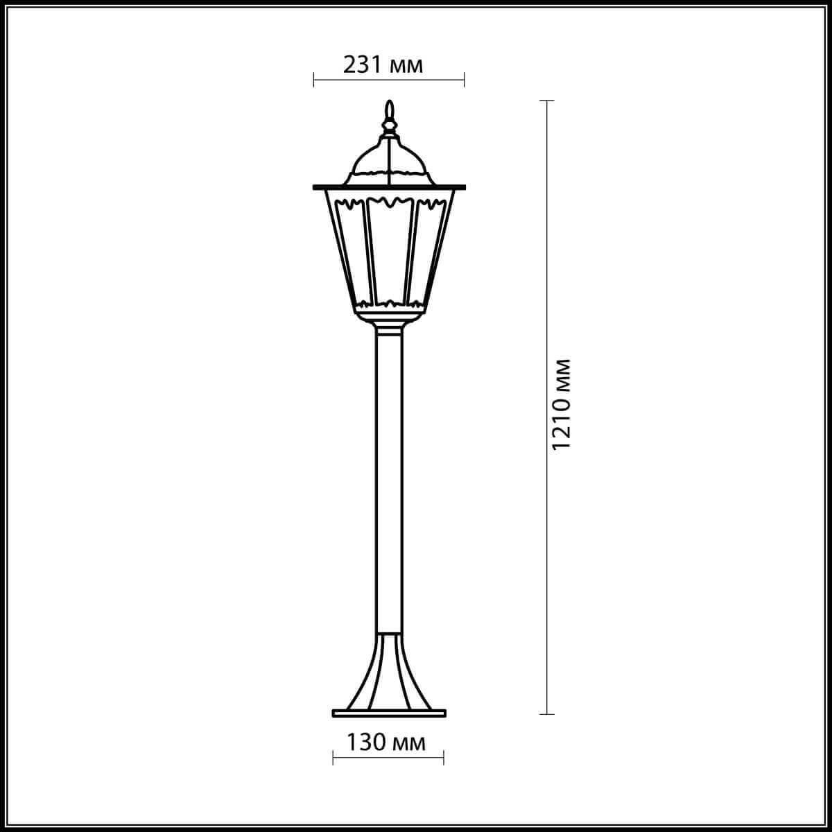 Уличный светильник Odeon Light Lano 2322/1F в Санкт-Петербурге