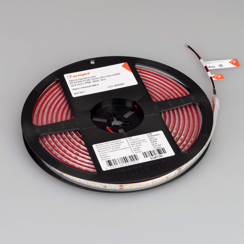 Светодиодная лента Arlight герметичная RTW-PR-A128-10mm 24V Warm3000 038739 в Санкт-Петербурге