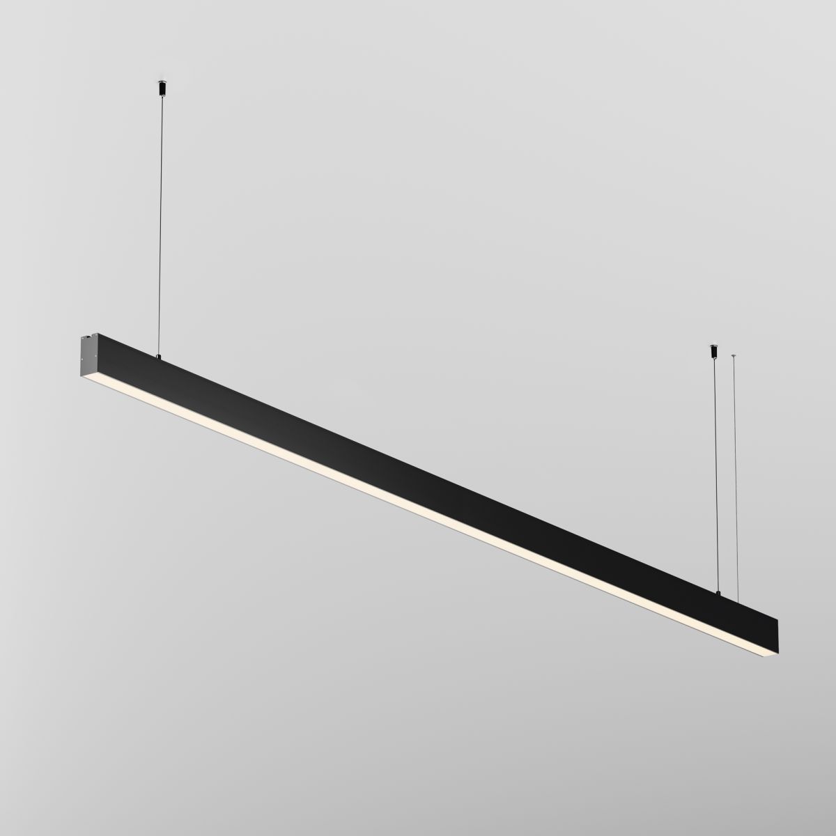 Линейный подвесной светильник Maytoni Technical 3000K 35x67 (Черный, 2 м) LL312047 в Санкт-Петербурге
