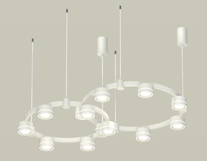 Комплект подвесного светильника Ambrella Light Techno Ring XR92081003 (A9208x2, C9236, C9231, N8433) в Санкт-Петербурге