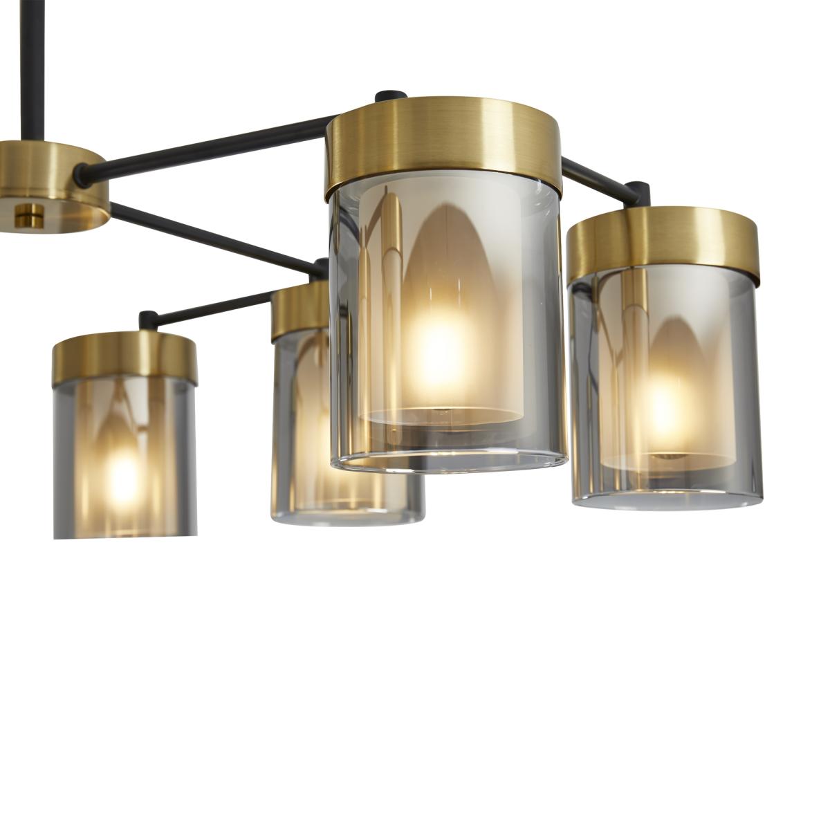 Люстра на штанге Freya Lora FR5432PL-08BBS в Санкт-Петербурге