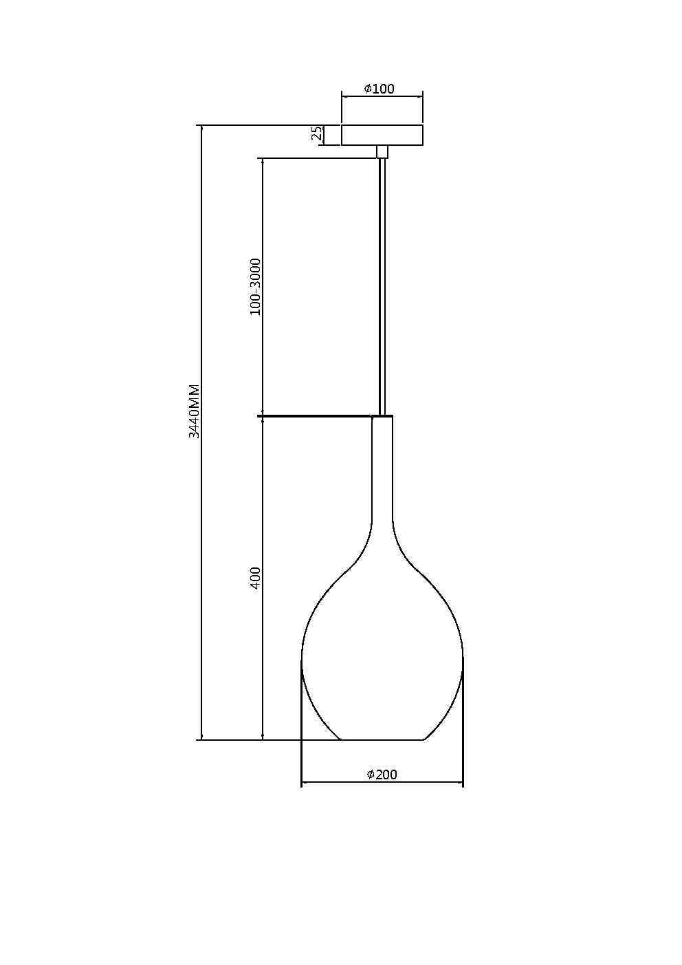 Подвесной светильник Maytoni Duality MOD271PL-01B3 в Санкт-Петербурге