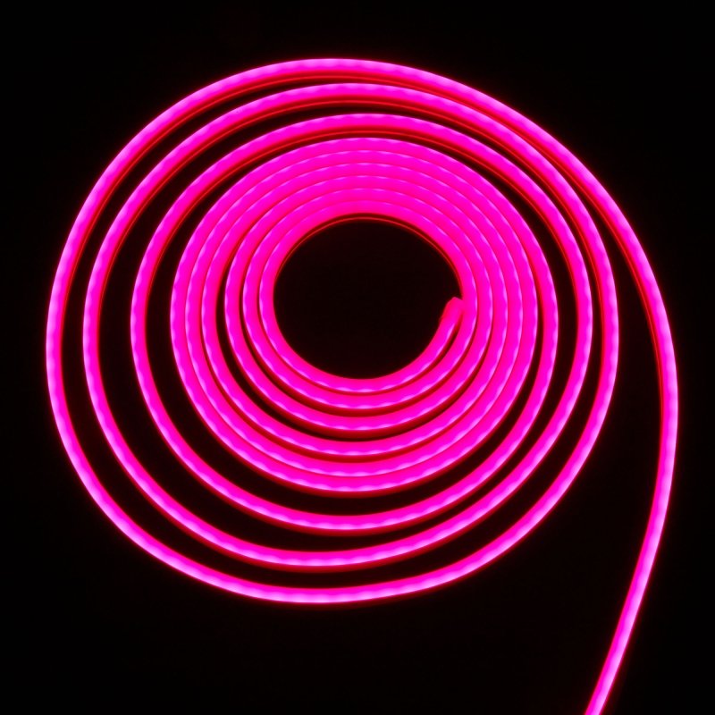 Светодиодная лента Uniel ULS-N11-2835-120LED/m-8mm-IP67-DC24V-10W/m-15M-PURPLE катушка в герметичной упаковке в Санкт-Петербурге