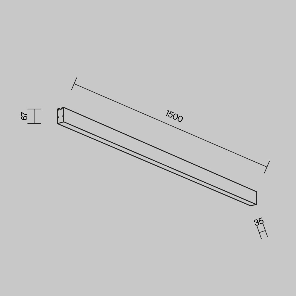 Линейный светильник Maytoni Technical LL311045 в #REGION_NAME_DECLINE_PP#