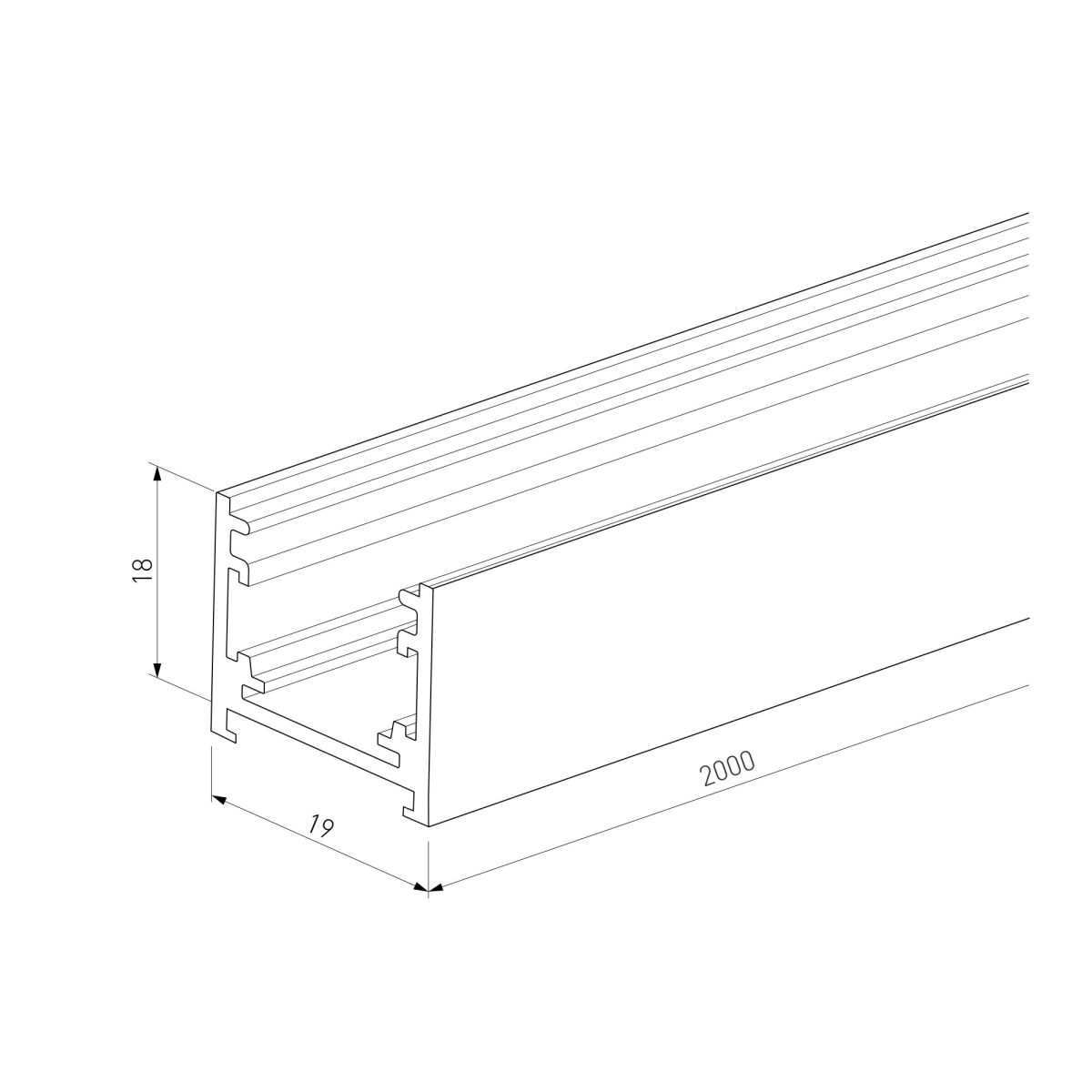Шинопровод магнитный накладной Elektrostandard Titan Line 85227/00 4690389219092 a072147 в #REGION_NAME_DECLINE_PP#