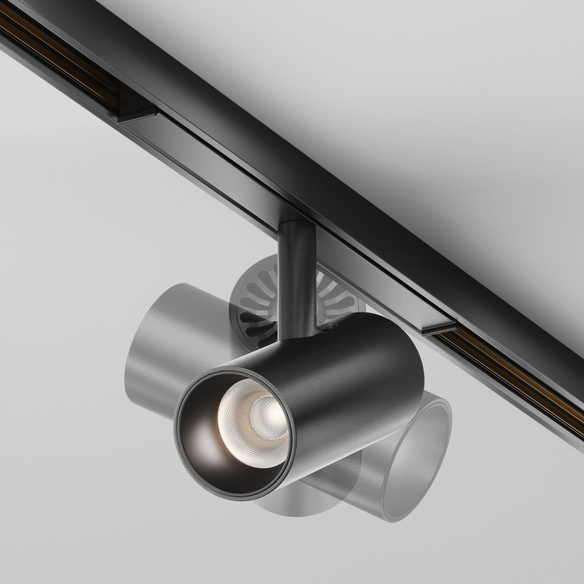 Трековый магнитный светильник Maytoni Technical Focus Led Exility X TR243-5W4K-B в Санкт-Петербурге