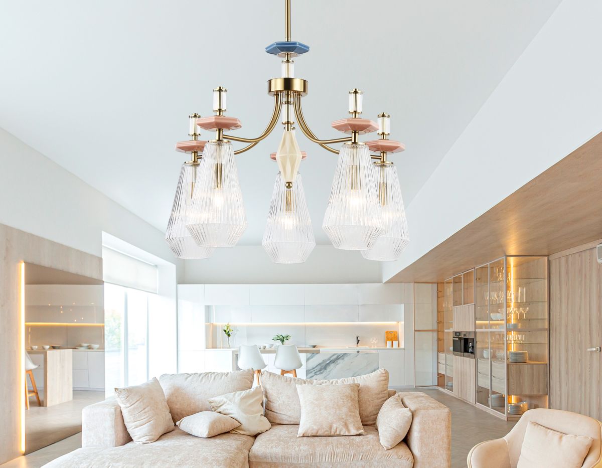 Люстра на штанге Ambrella Light High Light Ceramo Modern LH53183 в Санкт-Петербурге