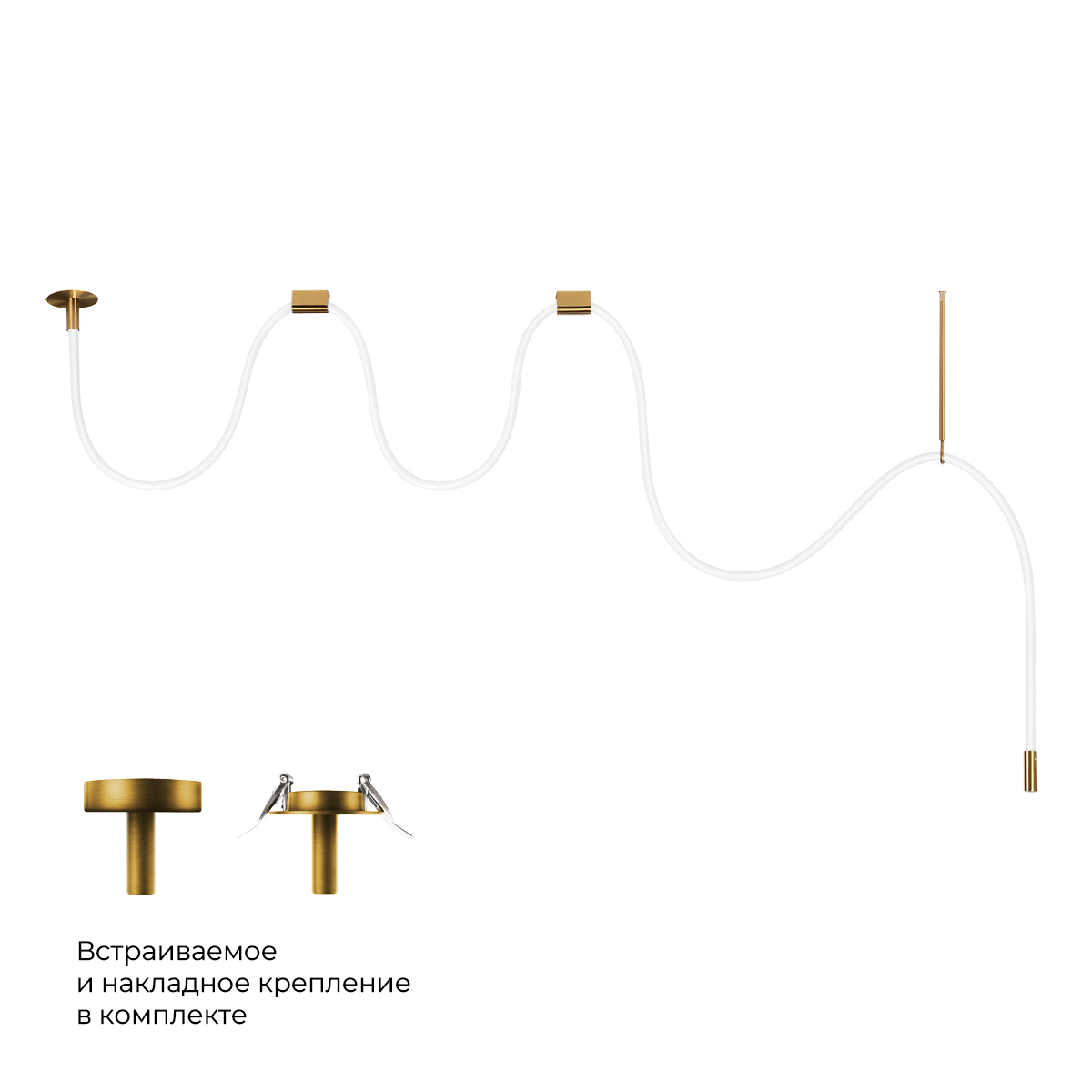 Потолочный светильник Loft IT Thread 10388B Brass в Санкт-Петербурге
