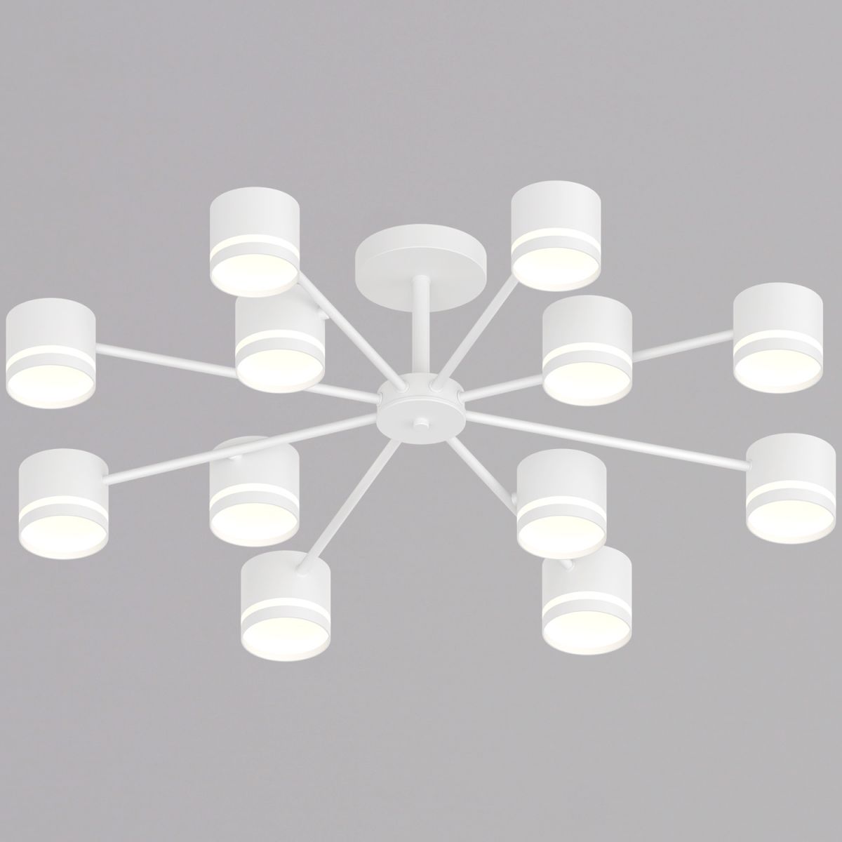 Люстра на штанге Reluce 89730-0.3-12 GX53 WT в Санкт-Петербурге