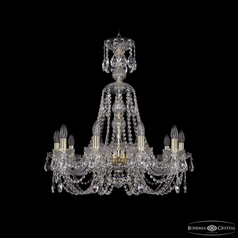 Подвесная люстра Bohemia Ivele Crystal 1406/10/240/XL-74 G в Санкт-Петербурге