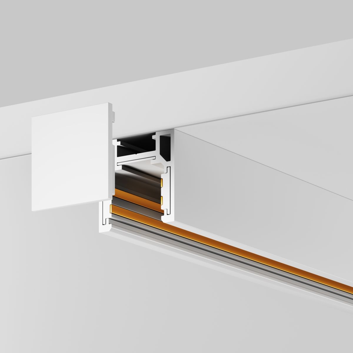 Шинопровод низкопрофильный накладной Maytoni Magnetic track system Exility TRXMN034-412W в Санкт-Петербурге