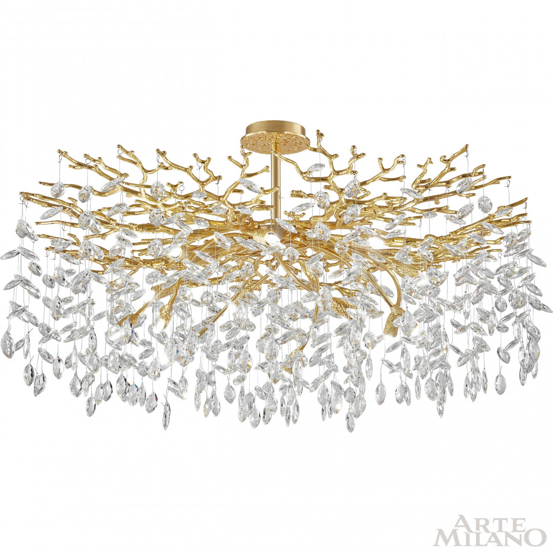 Люстра на штанге Arte Milano Milan 236901/D1000/14/B Gd в Санкт-Петербурге