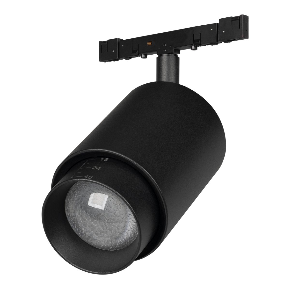Трековый магнитный светильник Arlight MAG-MICROCOSM-SPOT-ZOOM-R59-12W Warm3000 (BK, 20-60 deg, 24V) (IP20 Металл) 052084 в #REGION_NAME_DECLINE_PP#
