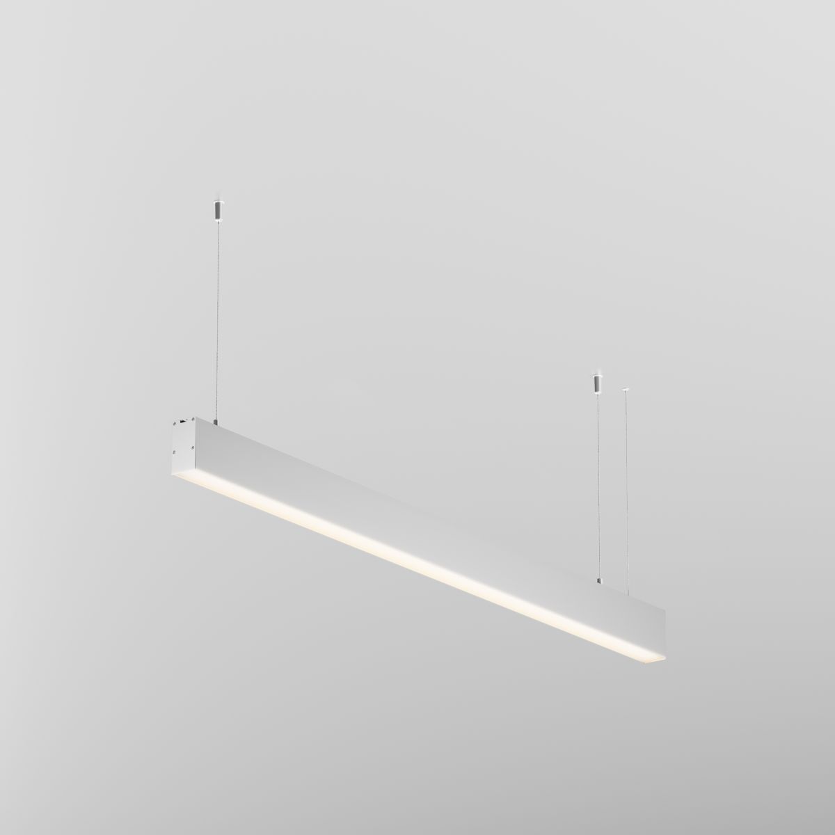 Линейный подвесной светильник Maytoni Technical 3000K 35x67 (Серебро, 1 м) LL312035 в #REGION_NAME_DECLINE_PP#