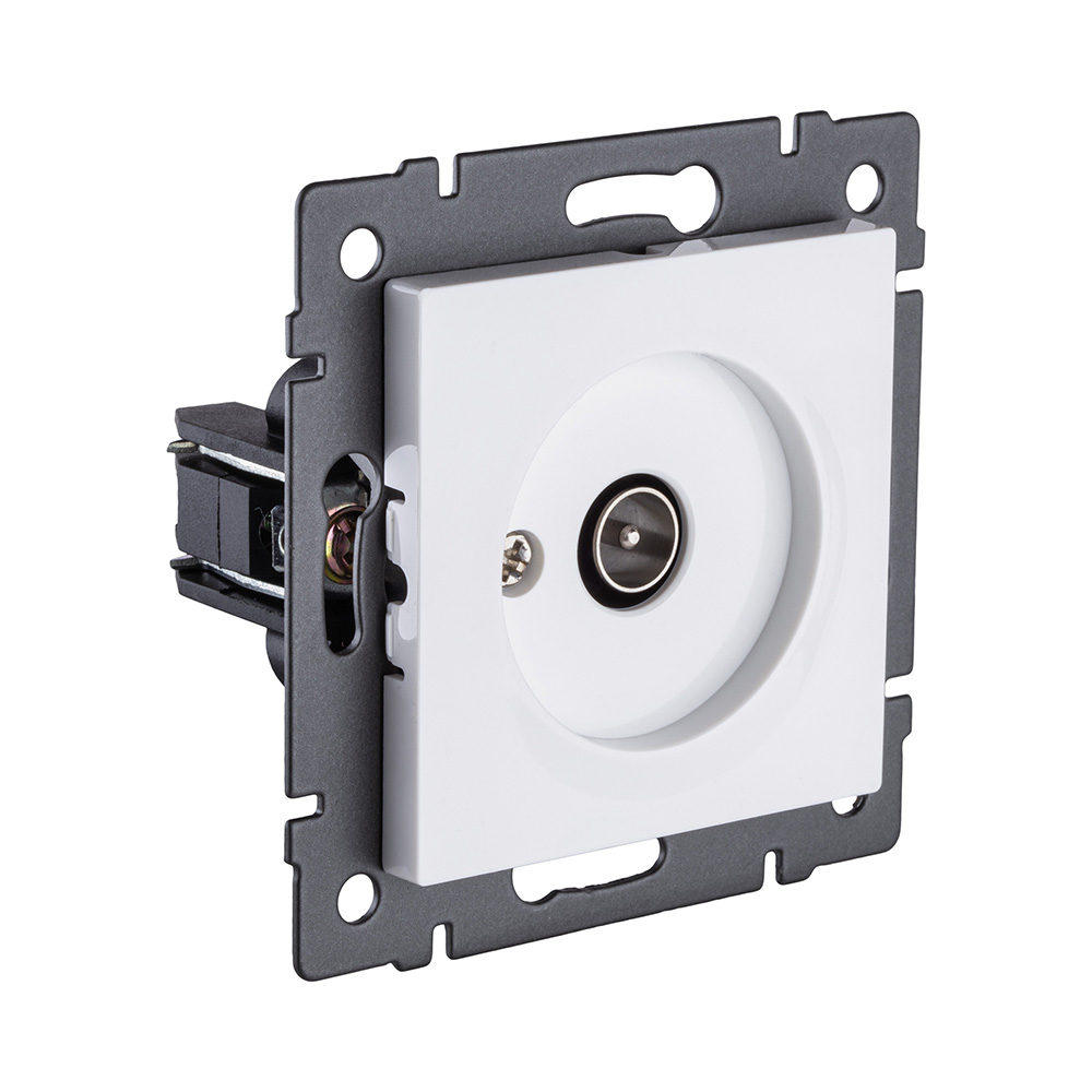 Розетка TV (папа), белый Kollinger REA-007WH для Aspekt, Eleganz, Reflex в #REGION_NAME_DECLINE_PP#