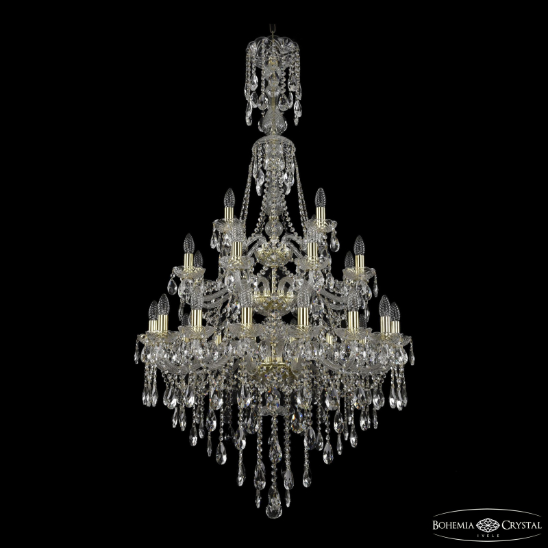 Подвесная люстра Bohemia Ivele Crystal 1415/16+8+4/300/XL-155/3d G в Санкт-Петербурге