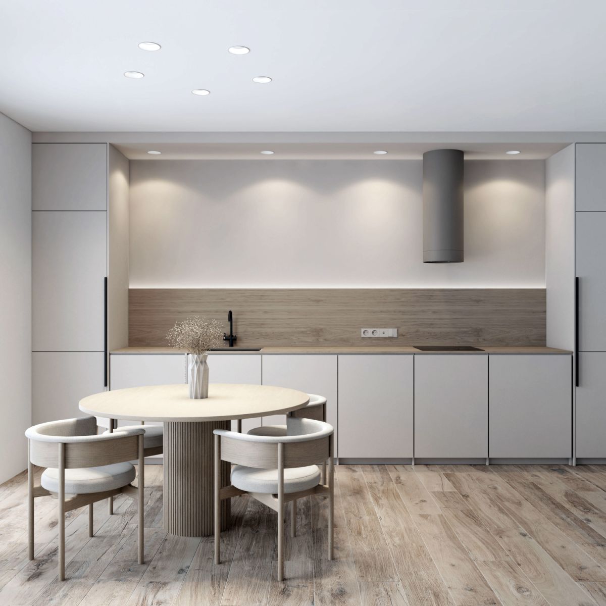 Точечный встраиваемый влагозащищенный светильник Denkirs Trim DK2450-WH в Санкт-Петербурге