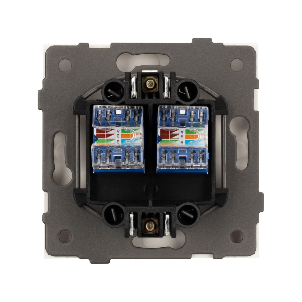 Механизм компьютерной розетки двойной Arlight SCT-TENDO-MPC2-PL-WH (RJ-45, CAT6) 054100 в Санкт-Петербурге