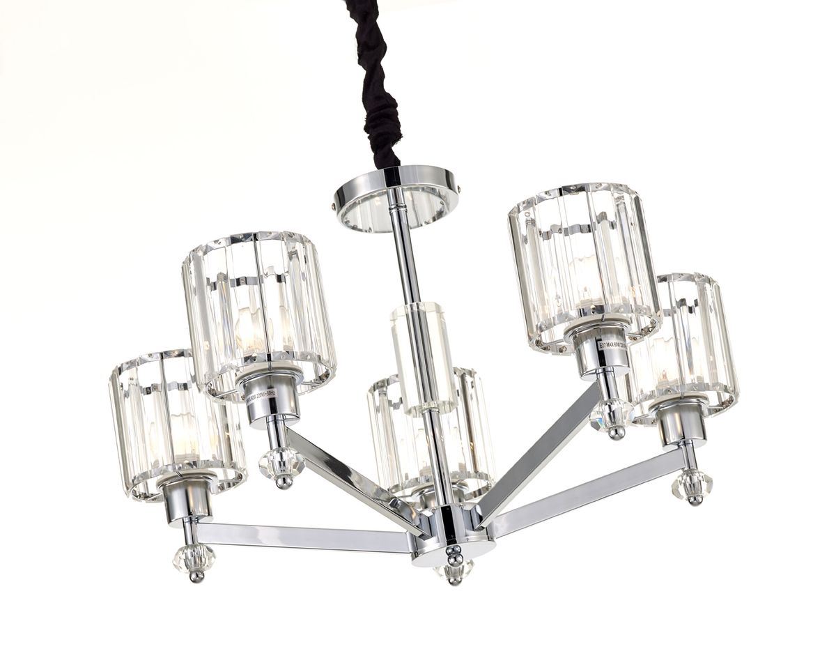 Подвесная люстра Escada Premium Line 691/5S (Chrome) в #REGION_NAME_DECLINE_PP#