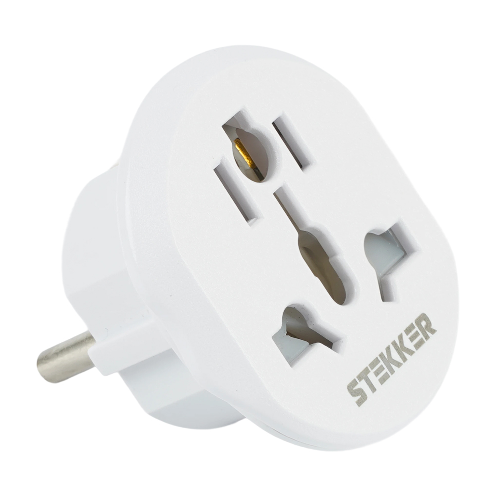 Адаптер-переходник для евровилки с/з ультраплоский Stekker ADP16-06-20W 50412 в Санкт-Петербурге