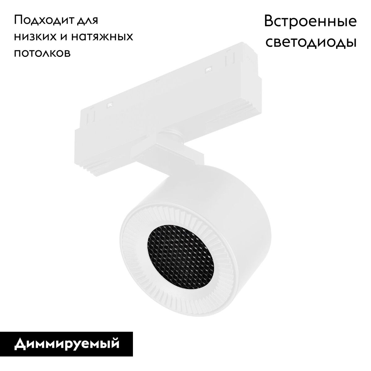 Трековый магнитный светильник Arlight MAG-ORIENT-POINT-R80-12W Day4000-MIX 048407 в Санкт-Петербурге