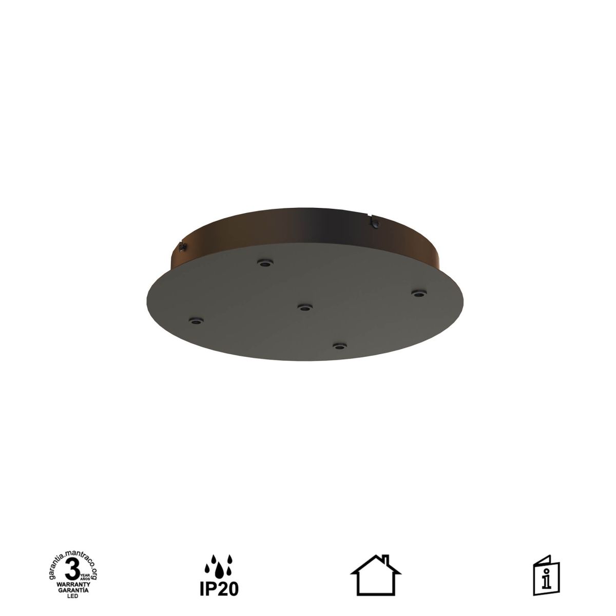 Основание потолочное 5L Mantra Modular Light Florones 9365 в #REGION_NAME_DECLINE_PP#