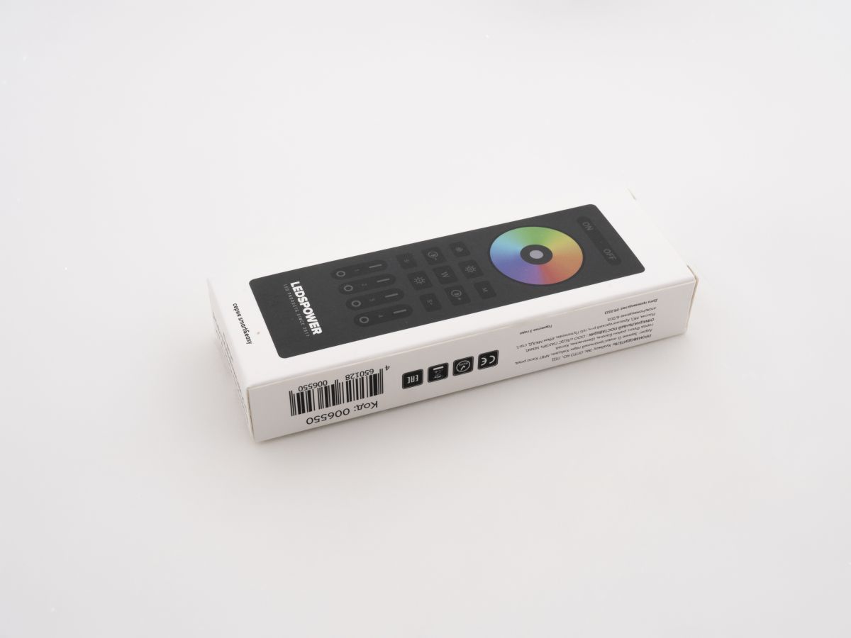 Пульт LEDS POWER RGB/RGBW/RGBCCT на 4 зоны RC03RFB черный 006550 в Санкт-Петербурге