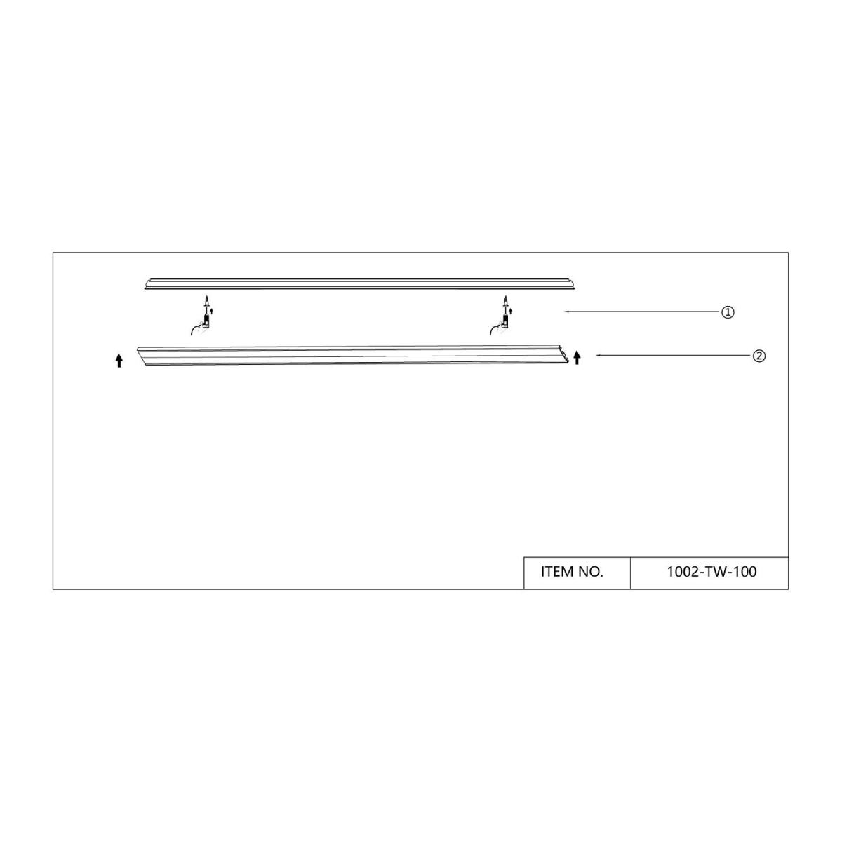 Магнитный шинопровод Favourite Unica 1002-TW-100 в Санкт-Петербурге